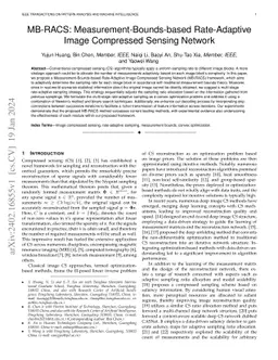MB-RACS: Measurement-Bounds-based Rate-Adaptive Image Compressed Sensing
  Network