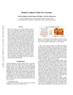 Reliable Conflictive Multi-View Learning
