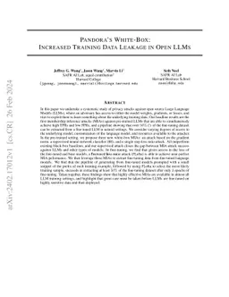 Pandora's White-Box: Precise Training Data Detection and Extraction in
  Large Language Models