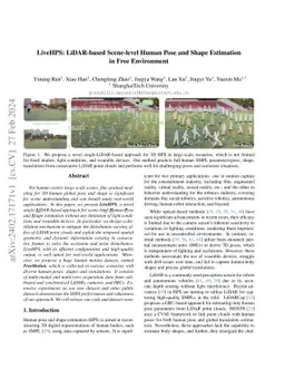 LiveHPS: LiDAR-based Scene-level Human Pose and Shape Estimation in Free
  Environment