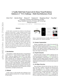 A Vanilla Multi-Task Framework for Dense Visual Prediction Solution to
  1st VCL Challenge -- Multi-Task Robustness Track