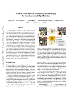 SDDGR: Stable Diffusion-based Deep Generative Replay for Class
  Incremental Object Detection