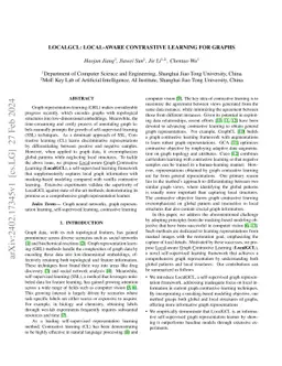 LocalGCL: Local-aware Contrastive Learning for Graphs