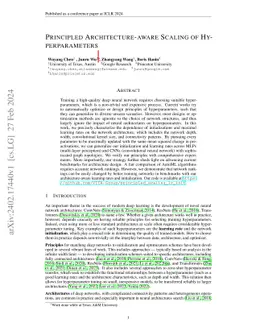Principled Architecture-aware Scaling of Hyperparameters