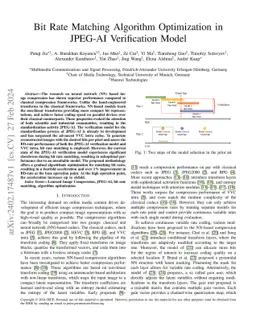 Bit Rate Matching Algorithm Optimization in JPEG-AI Verification Model
