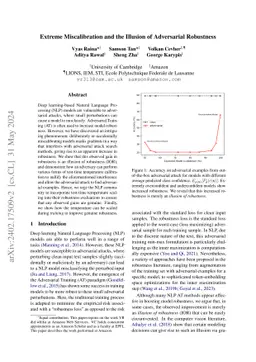 Extreme Miscalibration and the Illusion of Adversarial Robustness