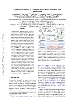 Agent-Pro: Learning to Evolve via Policy-Level Reflection and
  Optimization