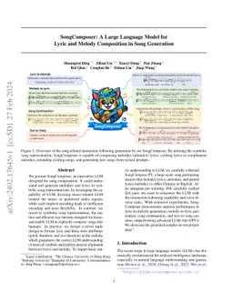 SongComposer: A Large Language Model for Lyric and Melody Generation in Song Composition