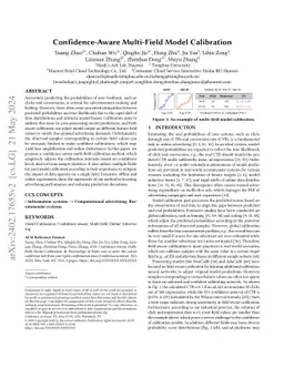 Confidence-Aware Multi-Field Model Calibration