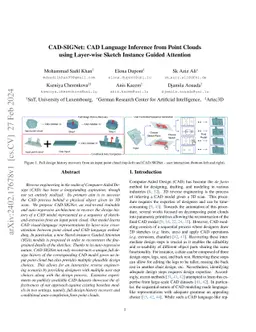 CAD-SIGNet: CAD Language Inference from Point Clouds using Layer-wise
  Sketch Instance Guided Attention