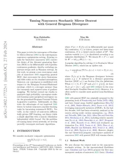 Taming Nonconvex Stochastic Mirror Descent with General Bregman
  Divergence