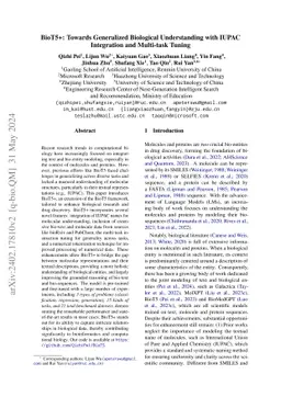 BioT5+: Towards Generalized Biological Understanding with IUPAC
  Integration and Multi-task Tuning