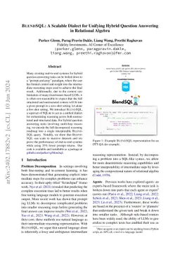 BlendSQL: A Scalable Dialect for Unifying Hybrid Question Answering in
  Relational Algebra