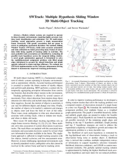 SWTrack: Multiple Hypothesis Sliding Window 3D Multi-Object Tracking