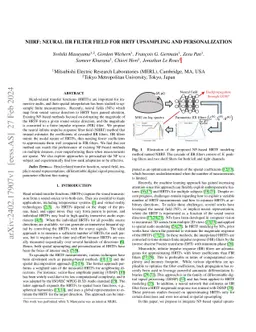 NIIRF: Neural IIR Filter Field for HRTF Upsampling and Personalization