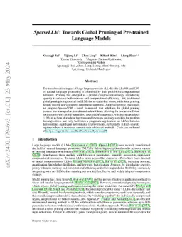 SparseLLM: Towards Global Pruning for Pre-trained Language Models