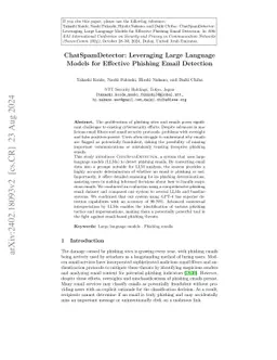 ChatSpamDetector: Leveraging Large Language Models for Effective
  Phishing Email Detection