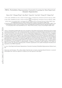 PRCL: Probabilistic Representation Contrastive Learning for
  Semi-Supervised Semantic Segmentation