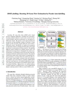 3DSFLabelling: Boosting 3D Scene Flow Estimation by Pseudo
  Auto-labelling