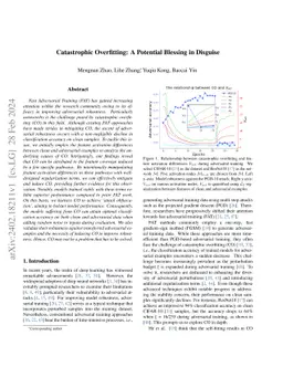 Catastrophic Overfitting: A Potential Blessing in Disguise