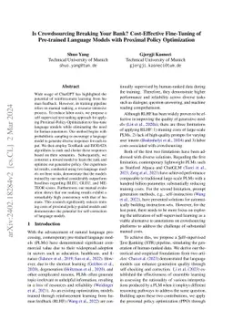 Is Crowdsourcing Breaking Your Bank? Cost-Effective Fine-Tuning of
  Pre-trained Language Models with Proximal Policy Optimization