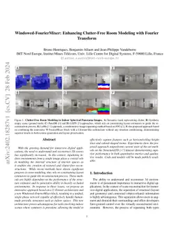 Windowed-FourierMixer: Enhancing Clutter-Free Room Modeling with Fourier
  Transform