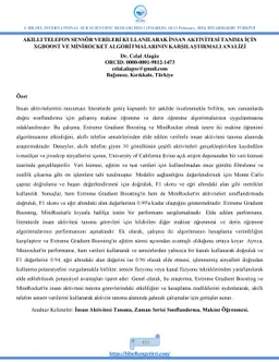 Comparative Analysis of XGBoost and Minirocket Algortihms for Human
  Activity Recognition