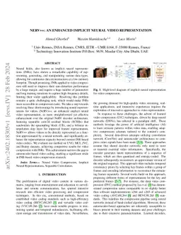 NERV++: An Enhanced Implicit Neural Video Representation