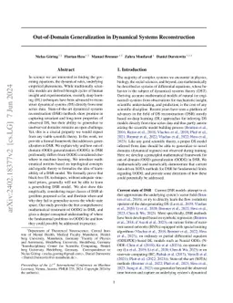 Out-of-Domain Generalization in Dynamical Systems Reconstruction