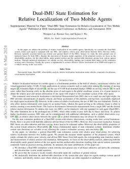 Dual-IMU State Estimation for Relative Localization of Two Mobile Agents