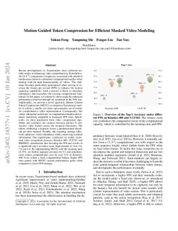 Motion Guided Token Compression for Efficient Masked Video Modeling