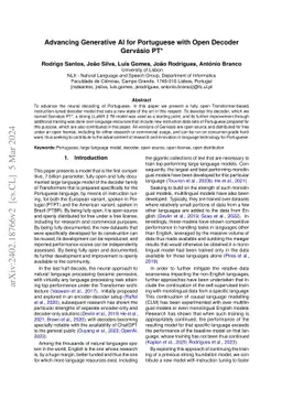 Advancing Generative AI for Portuguese with Open Decoder Gervásio PT*