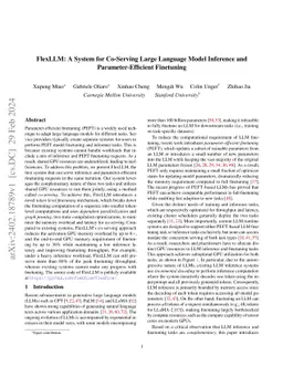 FlexLLM: Token-Level Co-Serving of LLM Inference and Finetuning with SLO Guarantees