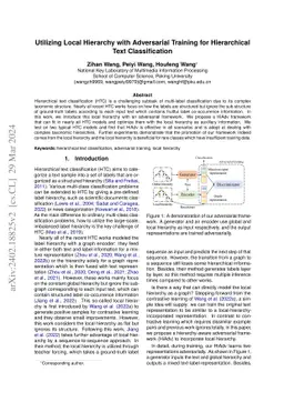 Utilizing Local Hierarchy with Adversarial Training for Hierarchical
  Text Classification