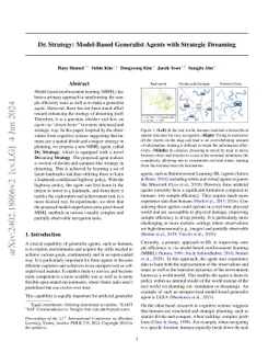 Dr. Strategy: Model-Based Generalist Agents with Strategic Dreaming