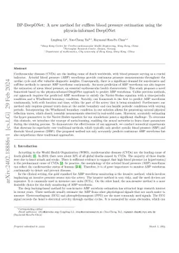 BP-DeepONet: A new method for cuffless blood pressure estimation using
  the physcis-informed DeepONet