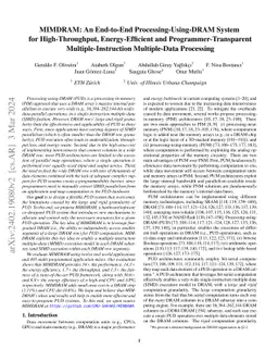 MIMDRAM: An End-to-End Processing-Using-DRAM System for High-Throughput,
  Energy-Efficient and Programmer-Transparent Multiple-Instruction
  Multiple-Data Processing