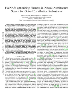 FlatNAS: optimizing Flatness in Neural Architecture Search for
  Out-of-Distribution Robustness