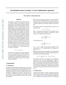Deep Reinforcement Learning: A Convex Optimization Approach