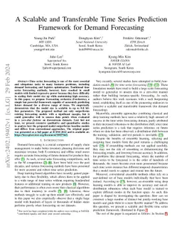 A Scalable and Transferable Time Series Prediction Framework for Demand
  Forecasting
