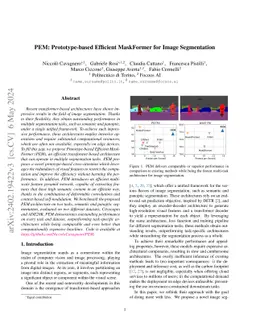 PEM: Prototype-based Efficient MaskFormer for Image Segmentation