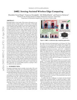 SAWEC: Sensing-Assisted Wireless Edge Computing