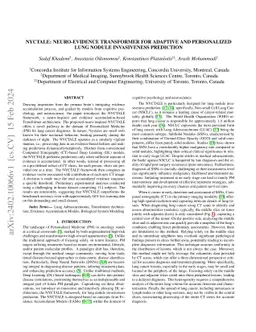 NYCTALE: Neuro-Evidence Transformer for Adaptive and Personalized Lung
  Nodule Invasiveness Prediction