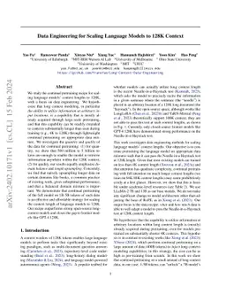 Data Engineering for Scaling Language Models to 128K Context