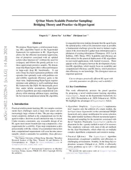 Q-Star Meets Scalable Posterior Sampling: Bridging Theory and Practice
  via HyperAgent