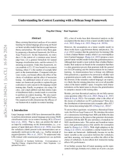 Pelican Soup Framework: A Theoretical Framework for Language Model Capabilities