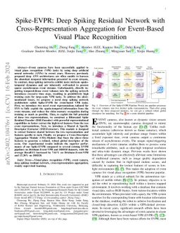 Spike-EVPR: Deep Spiking Residual Networks with SNN-Tailored Representations for Event-Based Visual Place Recognition