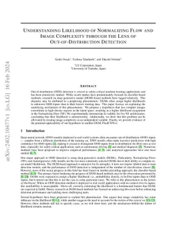 Understanding Likelihood of Normalizing Flow and Image Complexity
  through the Lens of Out-of-Distribution Detection