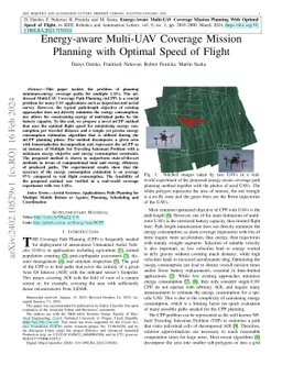 Energy-aware Multi-UAV Coverage Mission Planning with Optimal Speed of
  Flight