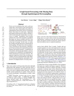 Graph-based Forecasting with Missing Data through Spatiotemporal
  Downsampling